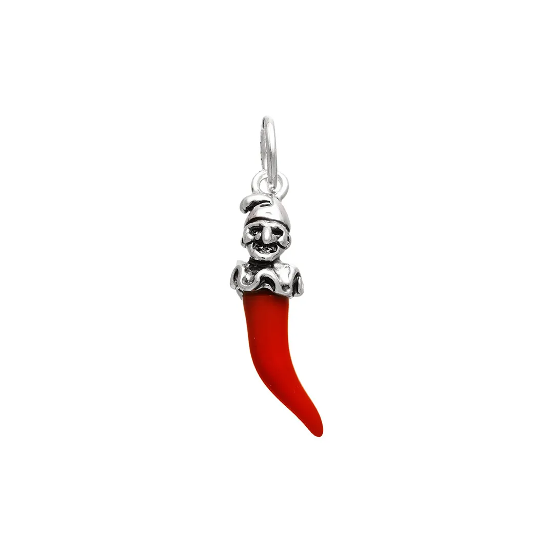-Charm Corno Rosso Pulcinella Giovanni Raspini 10996