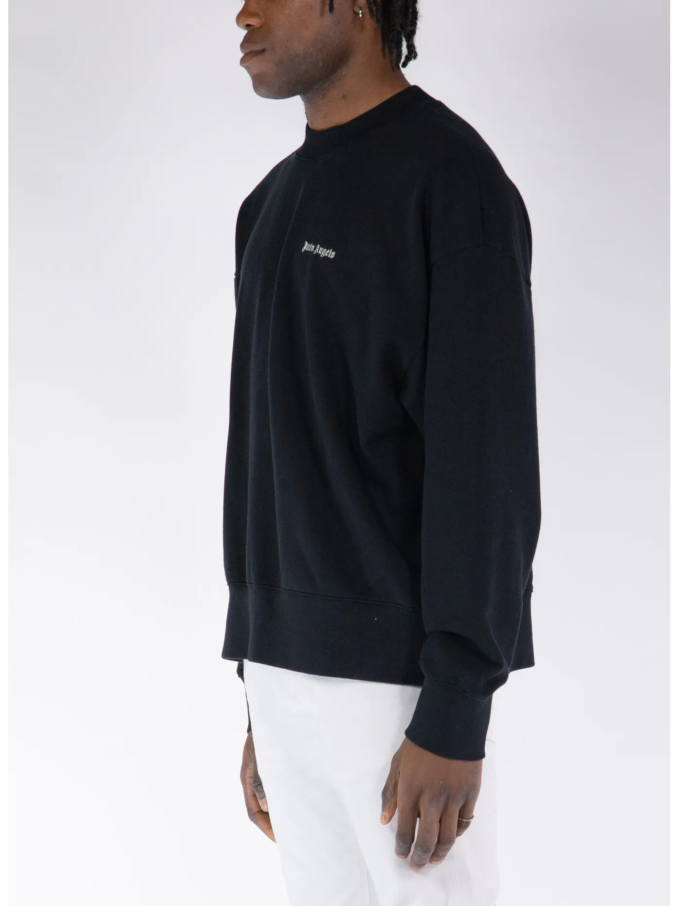     -PALM ANGELS    -FELPA GIROCOLLO CON LOGO-