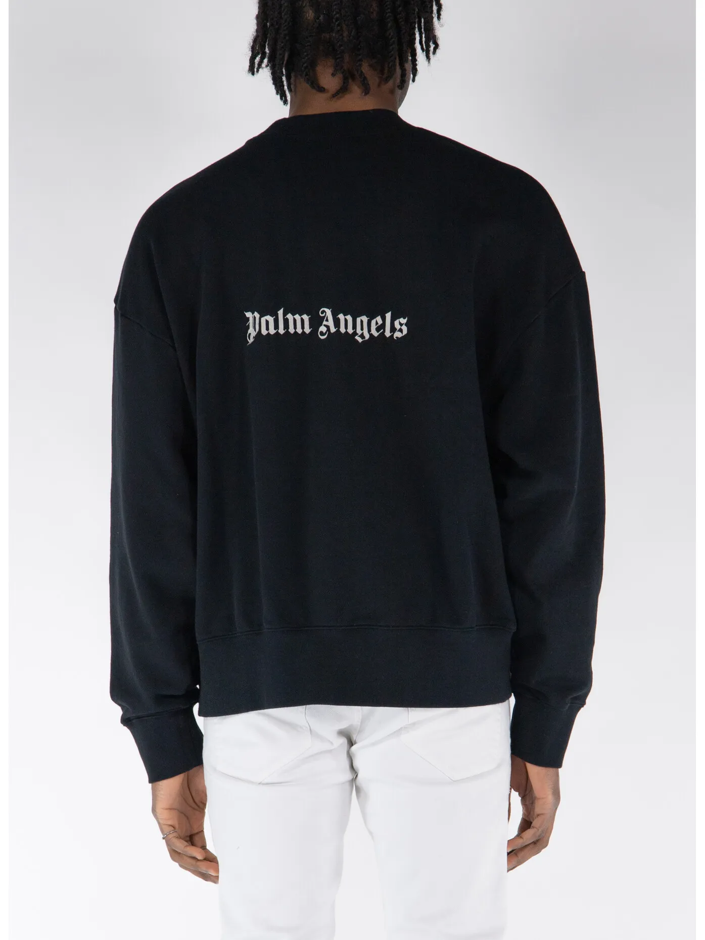     -PALM ANGELS    -FELPA GIROCOLLO CON LOGO-