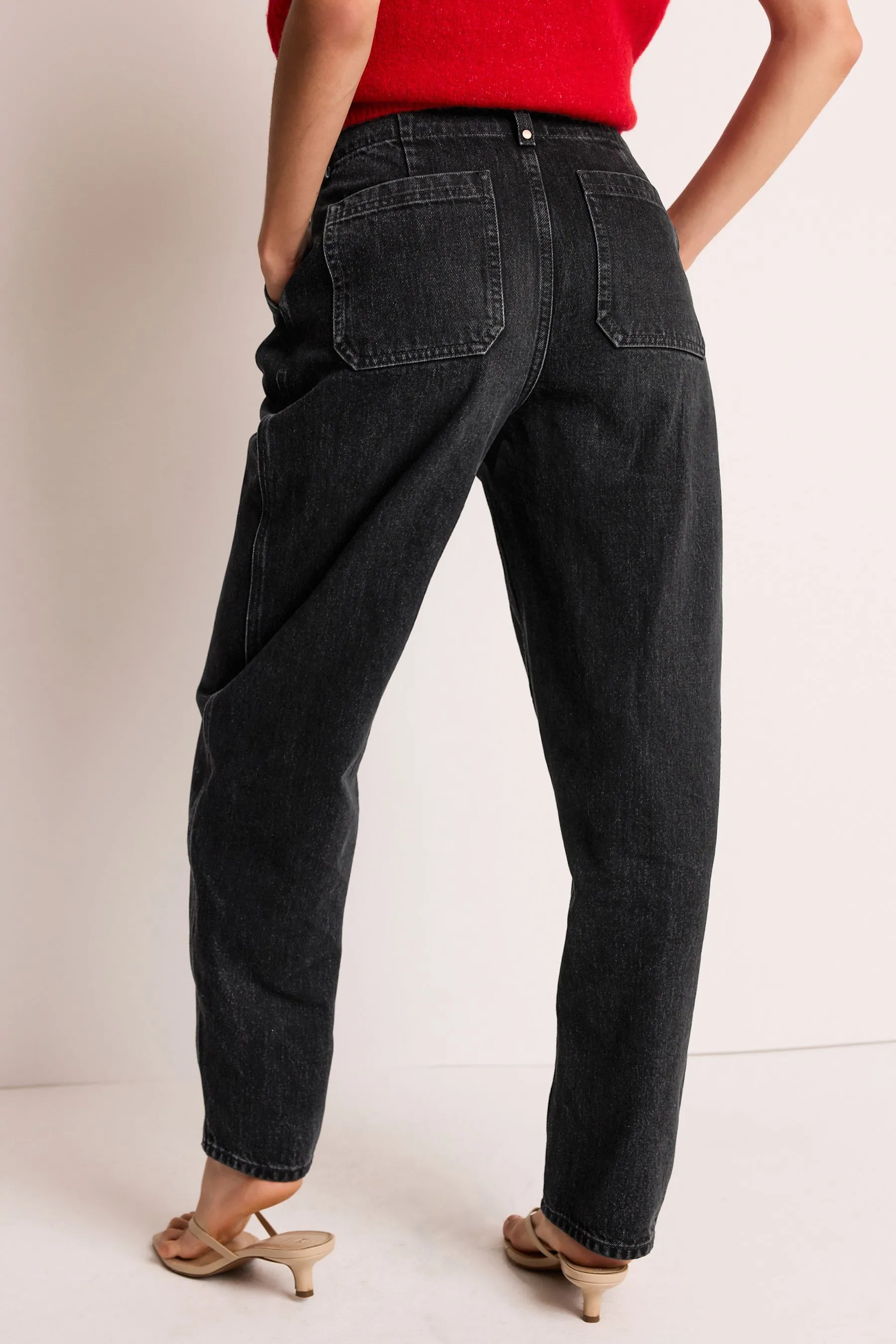 100% Cotton Balloon Barrel Jeans    