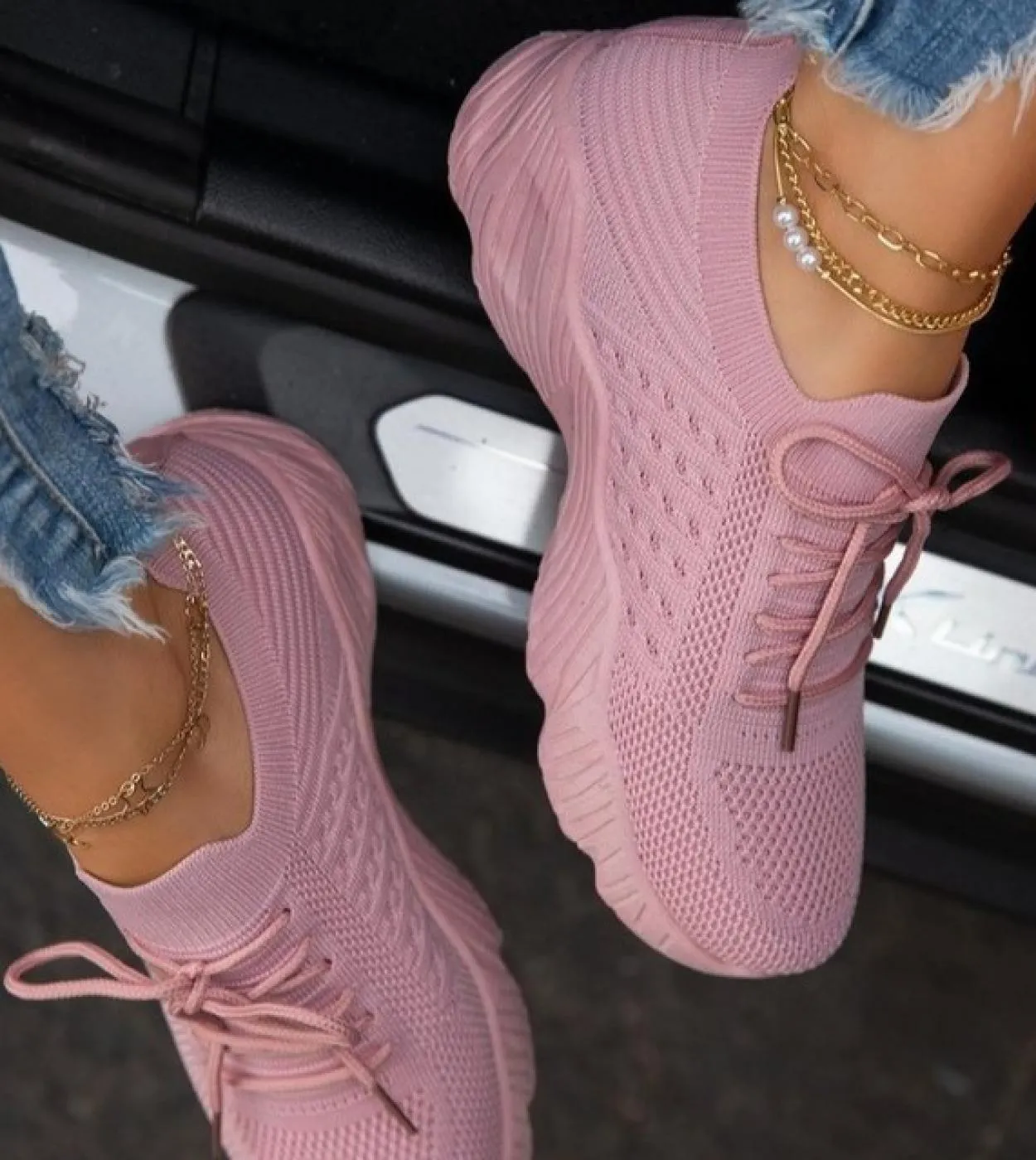 2022 Summer Fashion Scarpe sportive Piattaforma da donna Tinta unita Scarpe da ginnastica allaperto moda comoda da donna Design