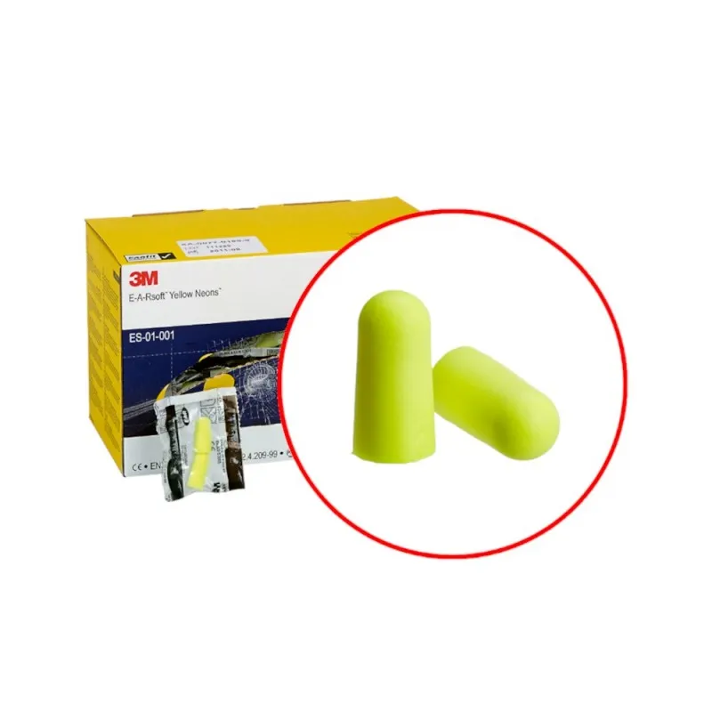 3M tappi per orecchie inserti auricolari anti rumore 36 dB da lavoro 25 paia - 50 pz