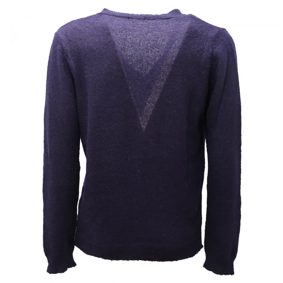 5002AF maglione cardigan uomo OFFICINA36 blue sweater man