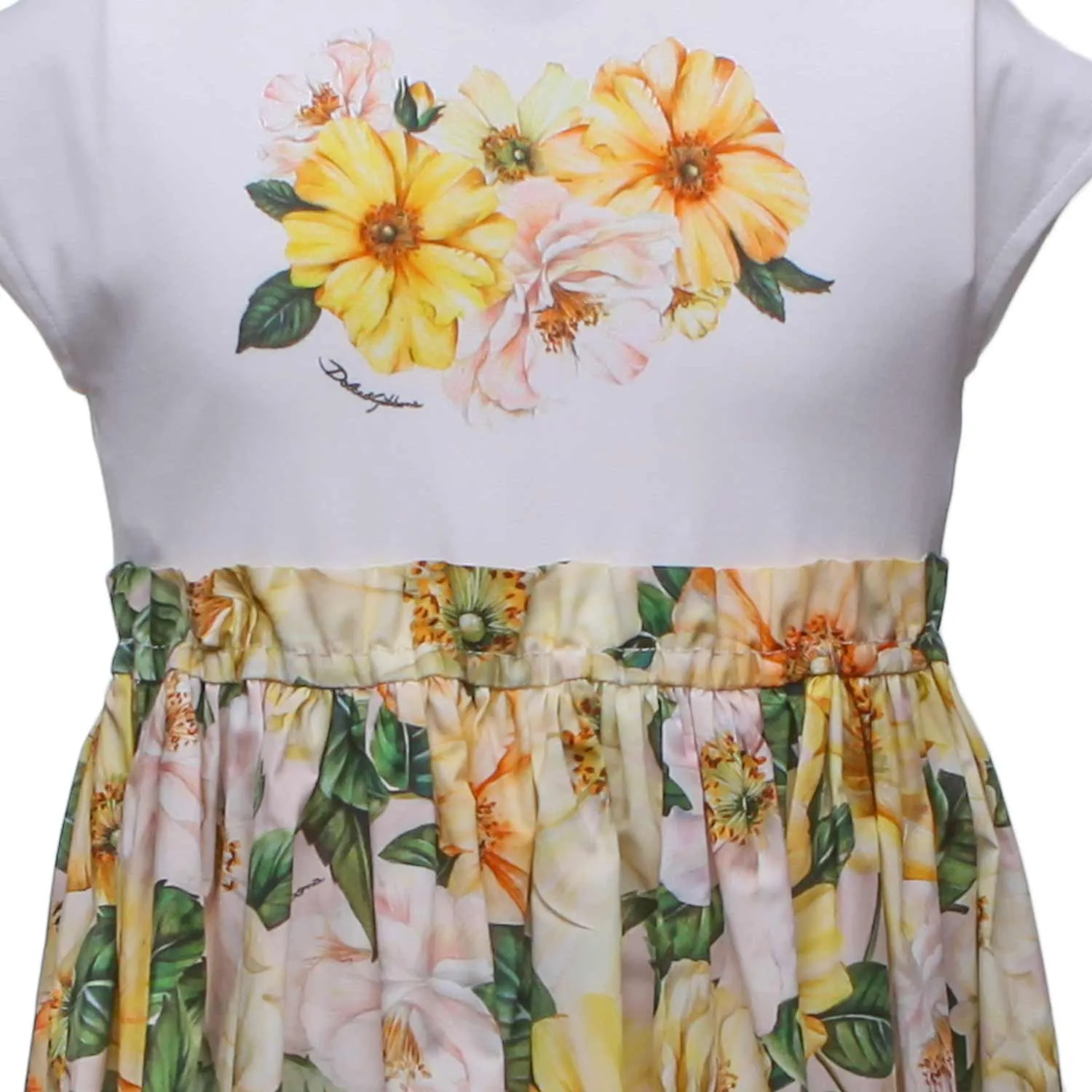 Abito Floreale Multicolor Bambina