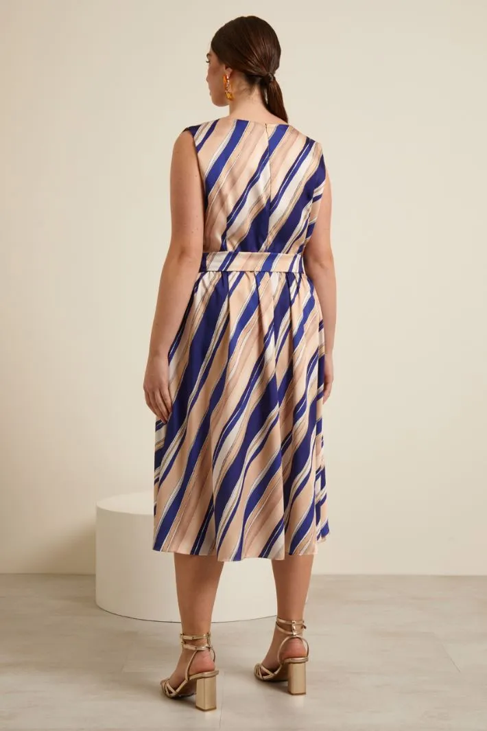 Abito in twill stampato