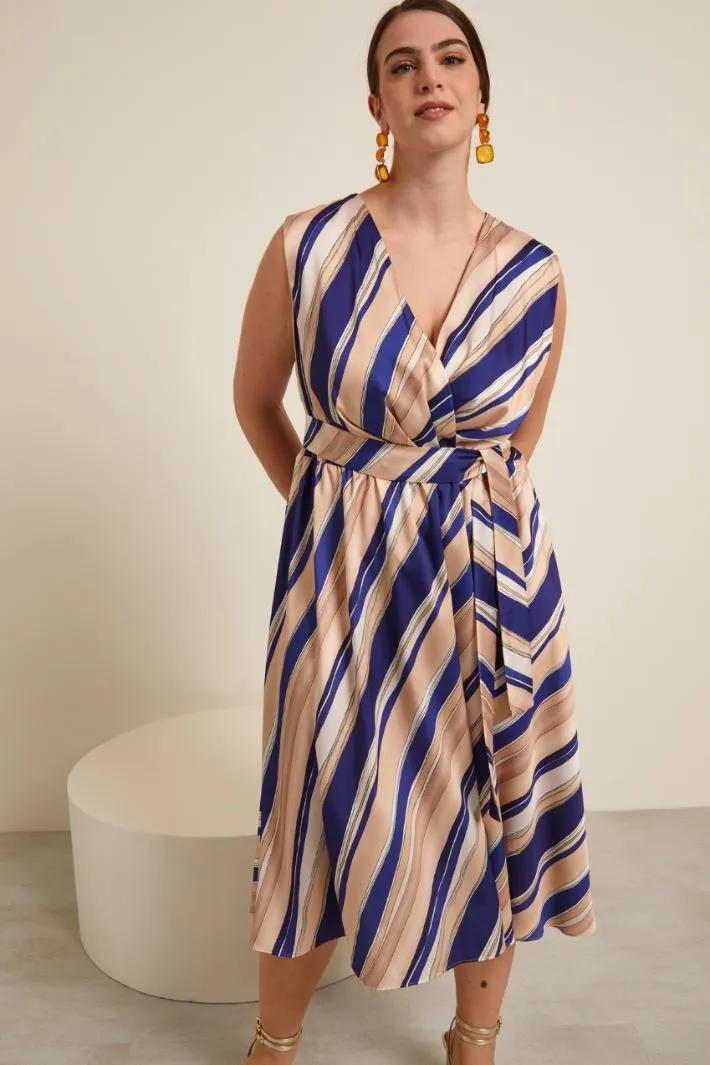 Abito in twill stampato