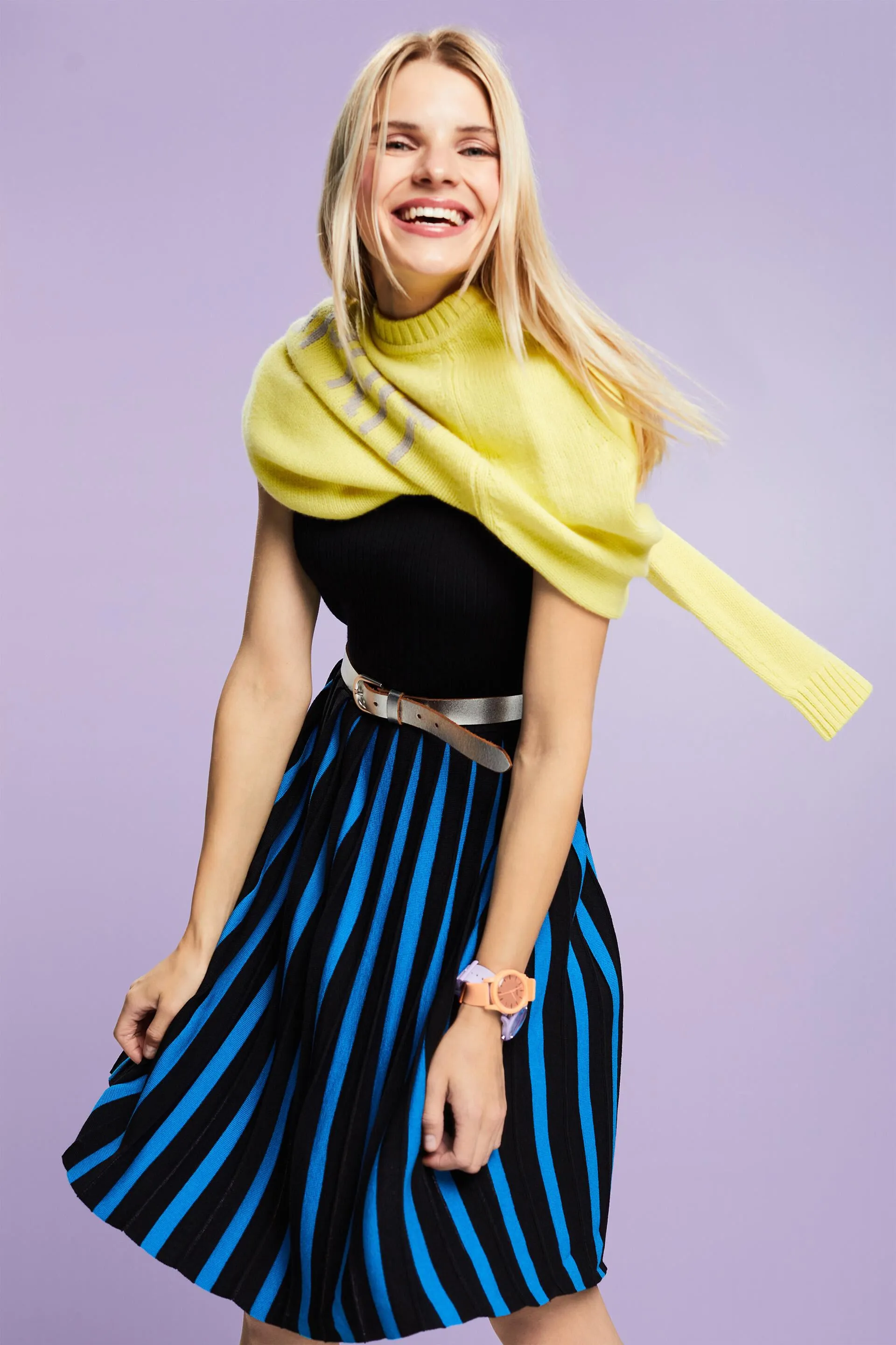 Abito mini in maglia