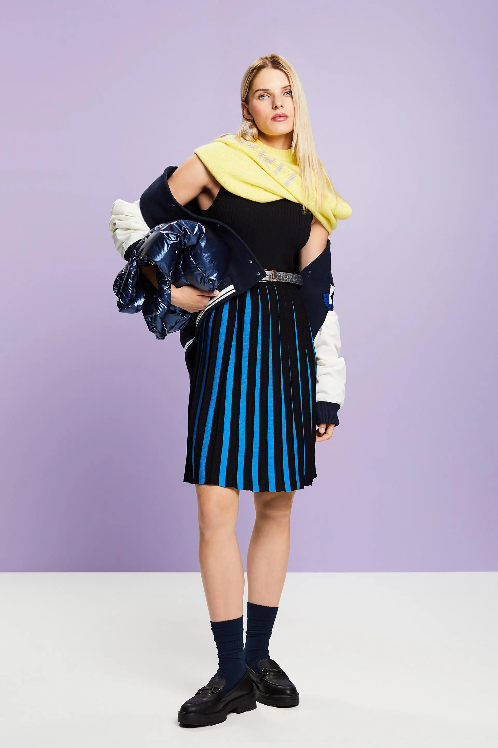 Abito mini in maglia