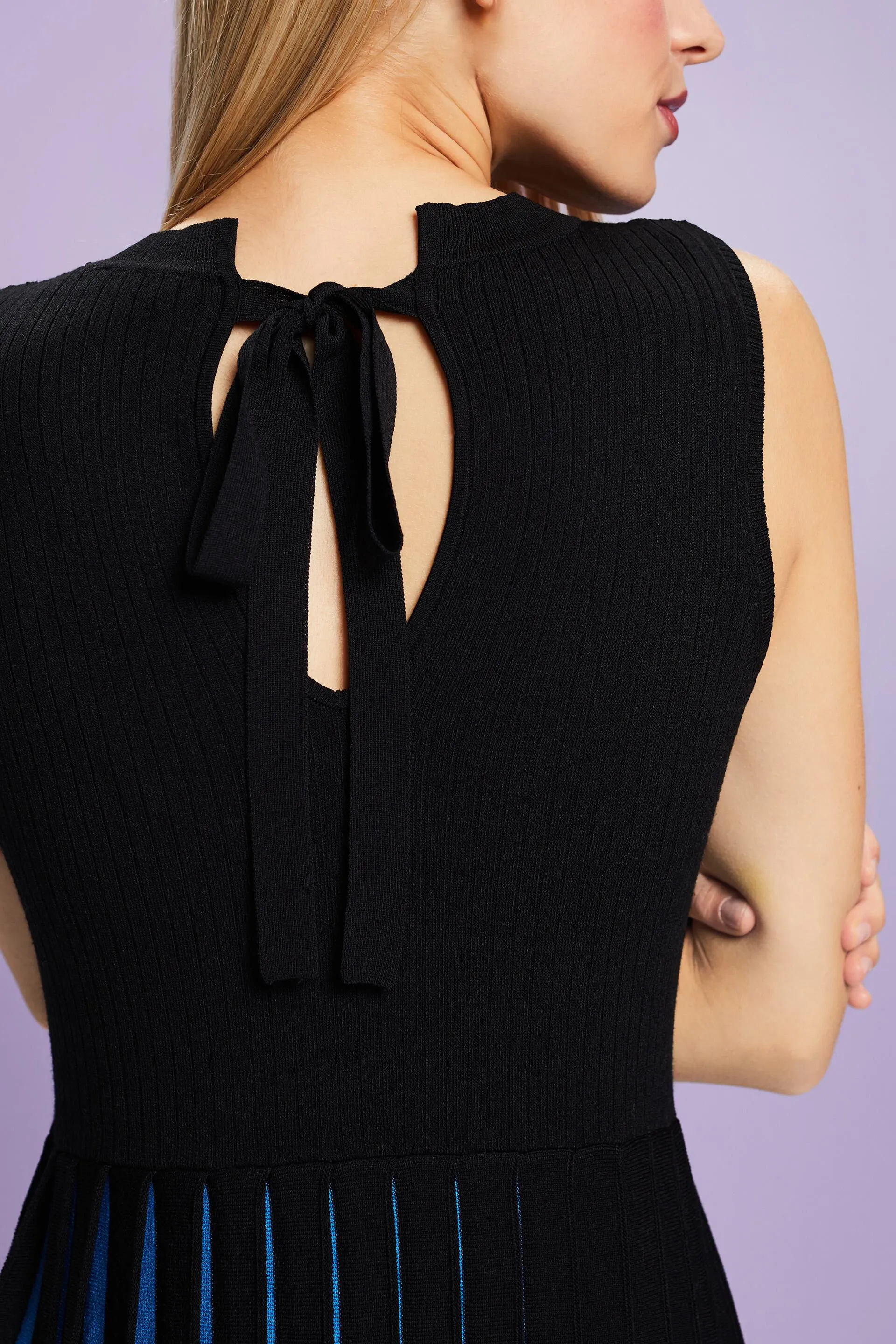 Abito mini in maglia