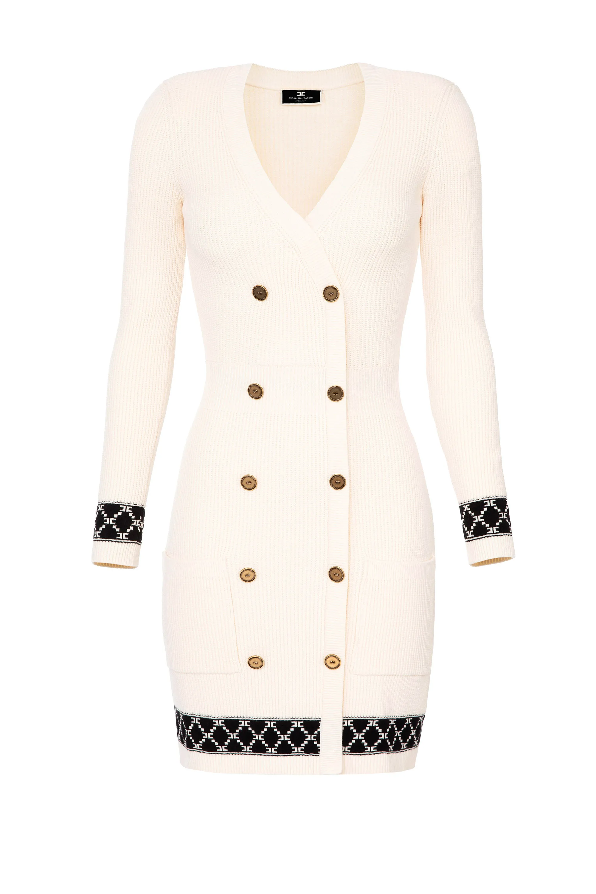 Abito robe manteau in maglia