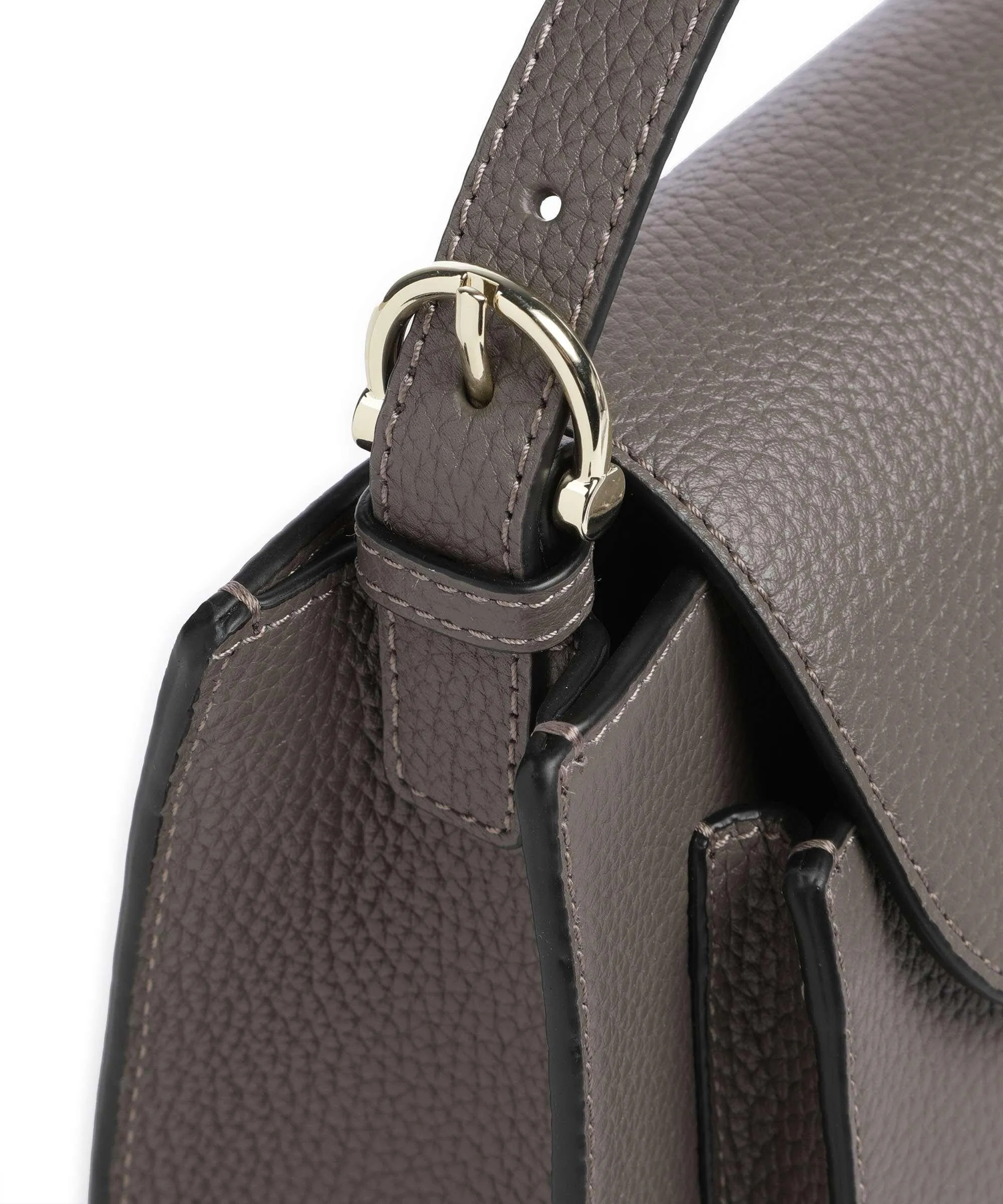  Aigner Delia S Borsa a mano pelle di vacchetta grana taupe  
