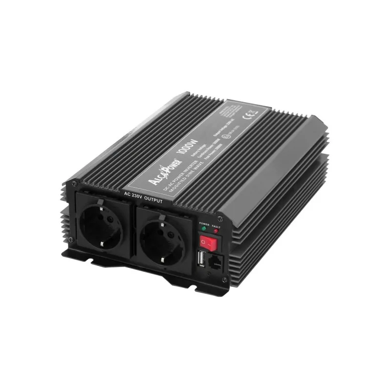 Alcapower Inverter Dc-Ac Onda sinusoidale ricostruita 1500W 24V-230V
