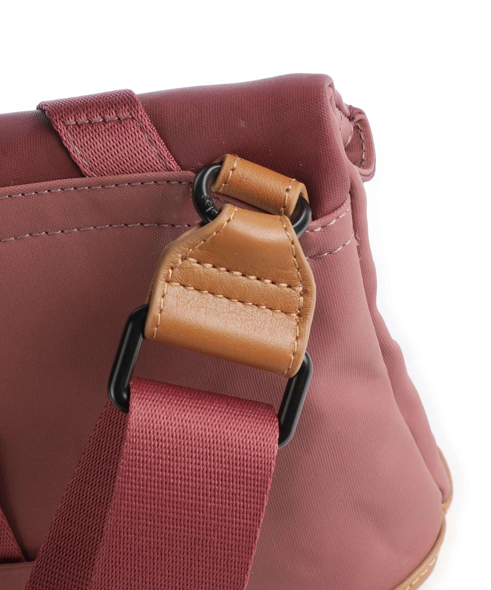  Aunts & Uncles Japan Tsu Borsa a tracolla tela rosso scuro  