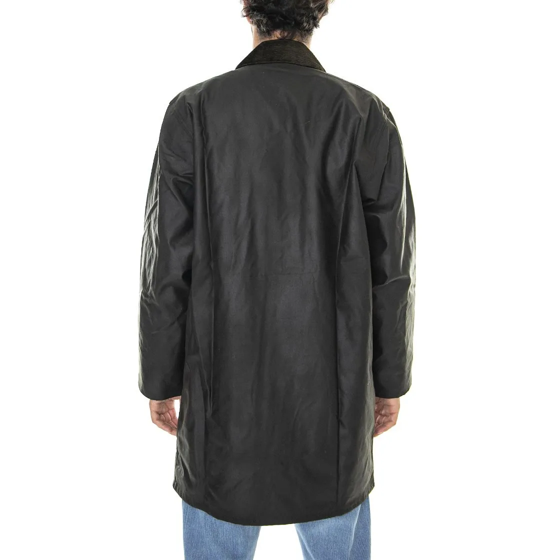 Barbour Classic Northumbria Wax Jacket Olive - Giacca Invernale Uomo Marrone    