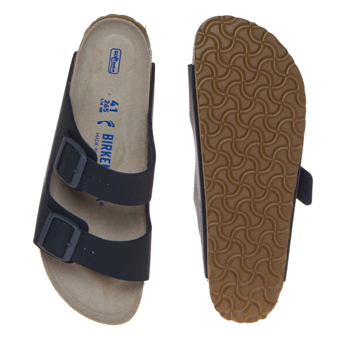BIRKENSTOCK CIABATTA ARIZONA SOFT 1022472 NAVY NARROW FIT  