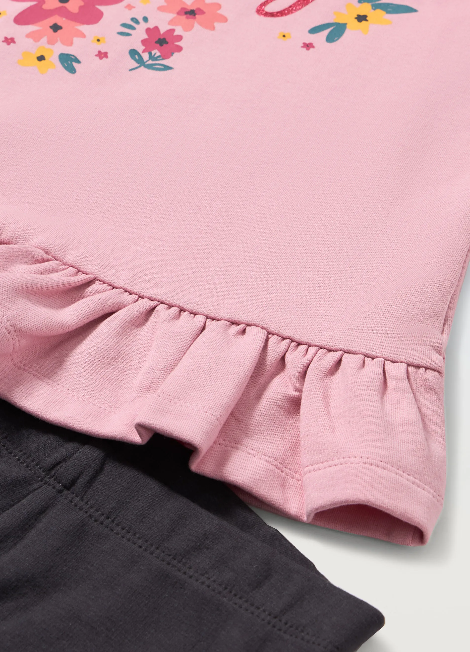 BLUKIDS  Jogging set in cotone stretch bambina