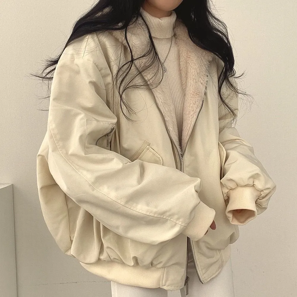 Blurry - Giacca Reversibile Con Cappuccio Da Donna