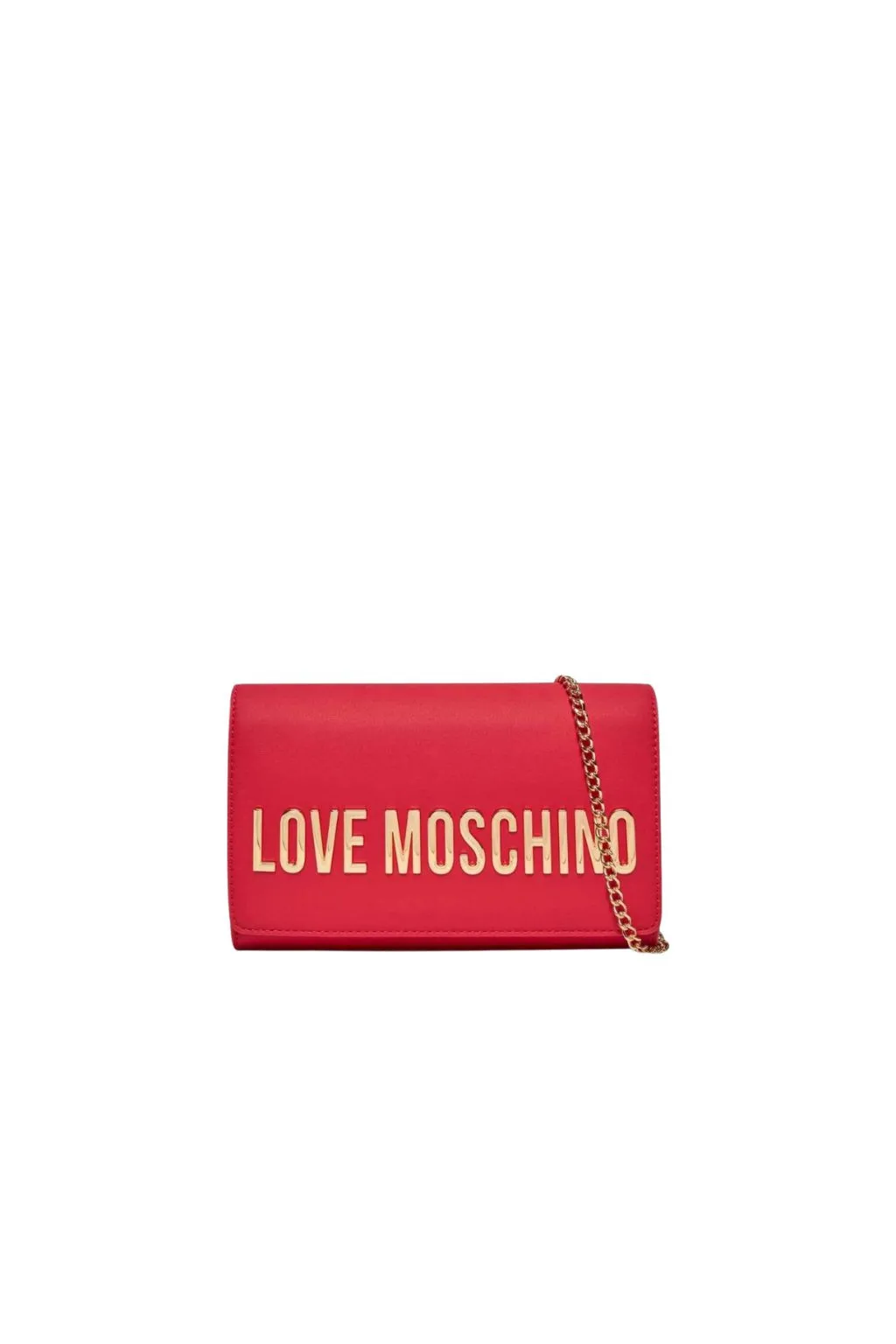 BORSA A TRACOLLA ROSSA LOVE MOSCHINO LETTERE 4103