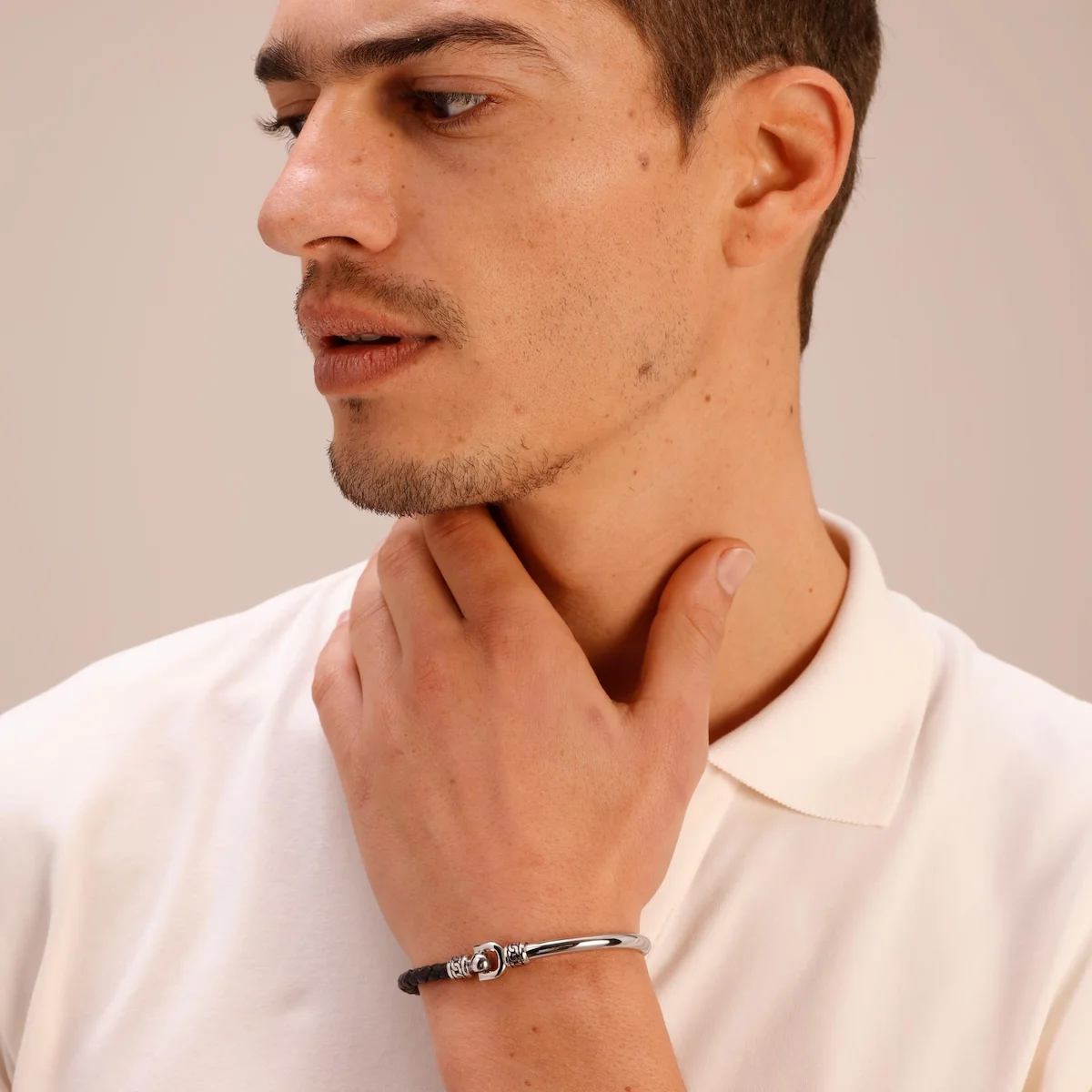 Bracciale Pelle Uomo KNOCKER Brosway BKC14