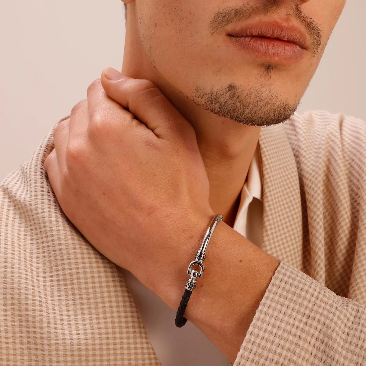 Bracciale Pelle Uomo KNOCKER Brosway BKC14