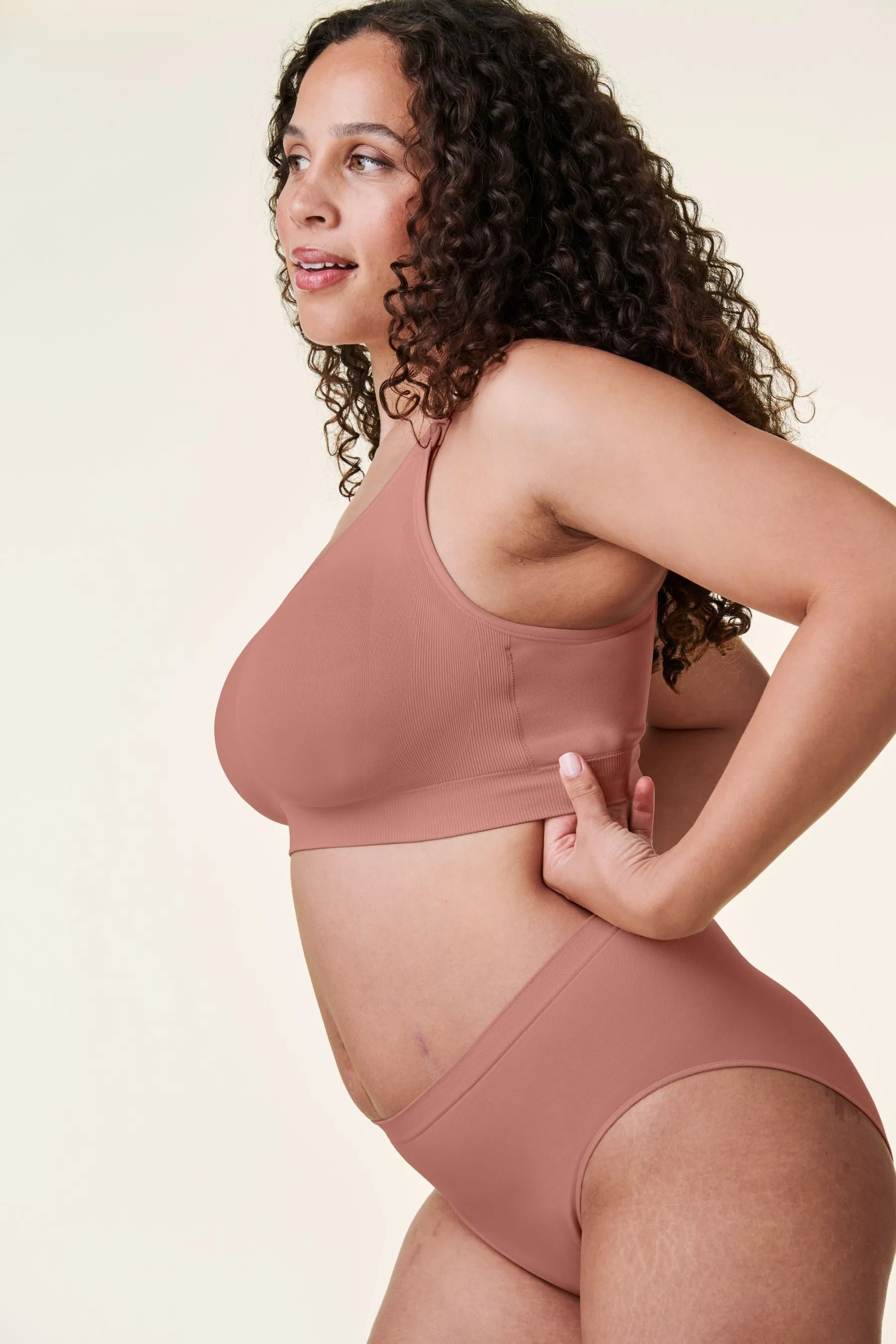 Bravado - Sustainable Body - Reggiseno coppa intera in seta senza cuciture per allattamento    
