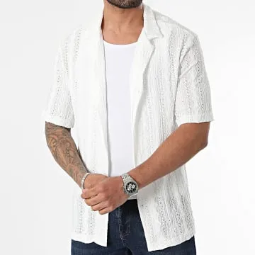 Camicia a maniche corte Bianco
