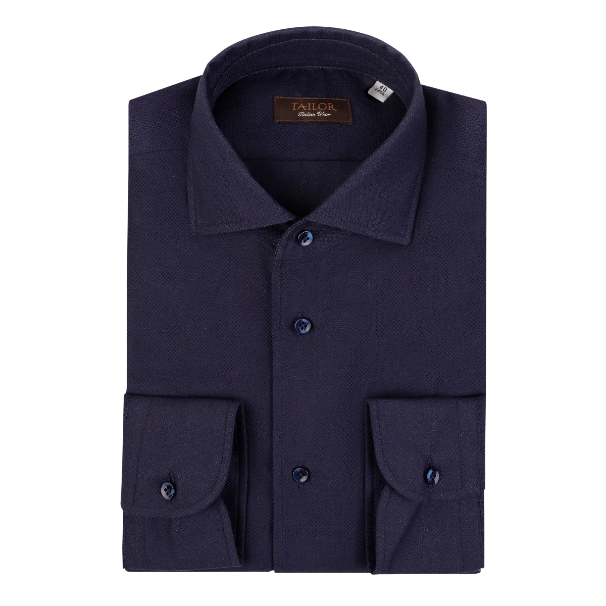 Camicia Blu Giro Inglese