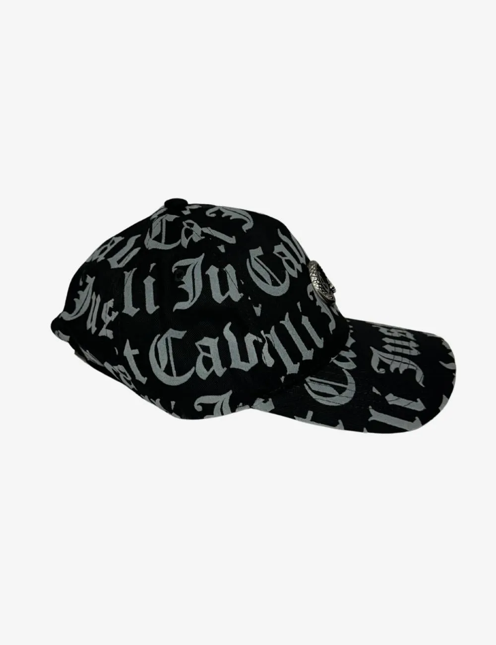 Cappello Just Cavalli con visiera logato in velluto all over