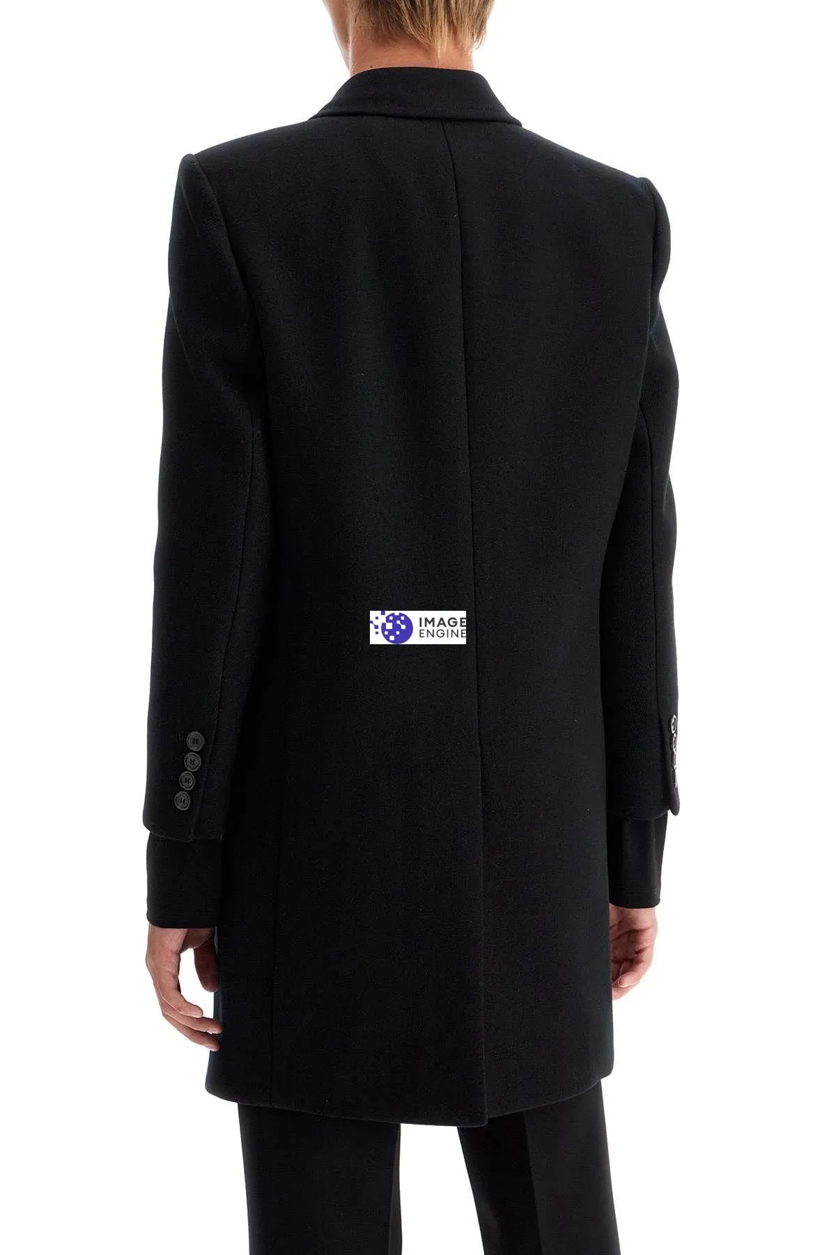 Cappotto doppiopetto in lana