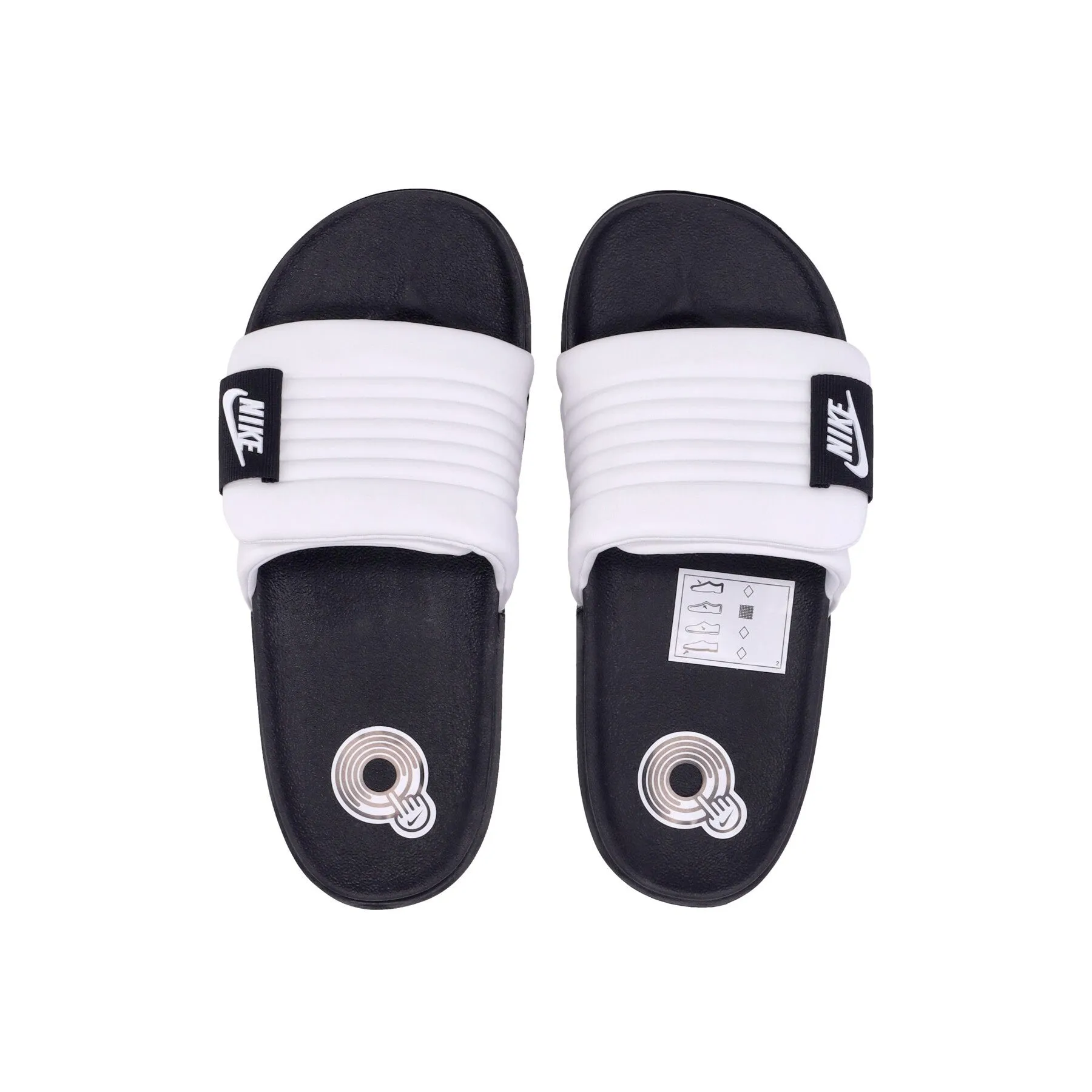 Ciabatte Uomo Offcourt Adjust Slide Summit White/summit White/black