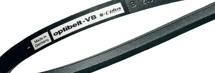 Cinghia di trasmissione OPTIBELT serie VB S=C Plus, sezione D/32, 9075mm x 32mm, in Gomma