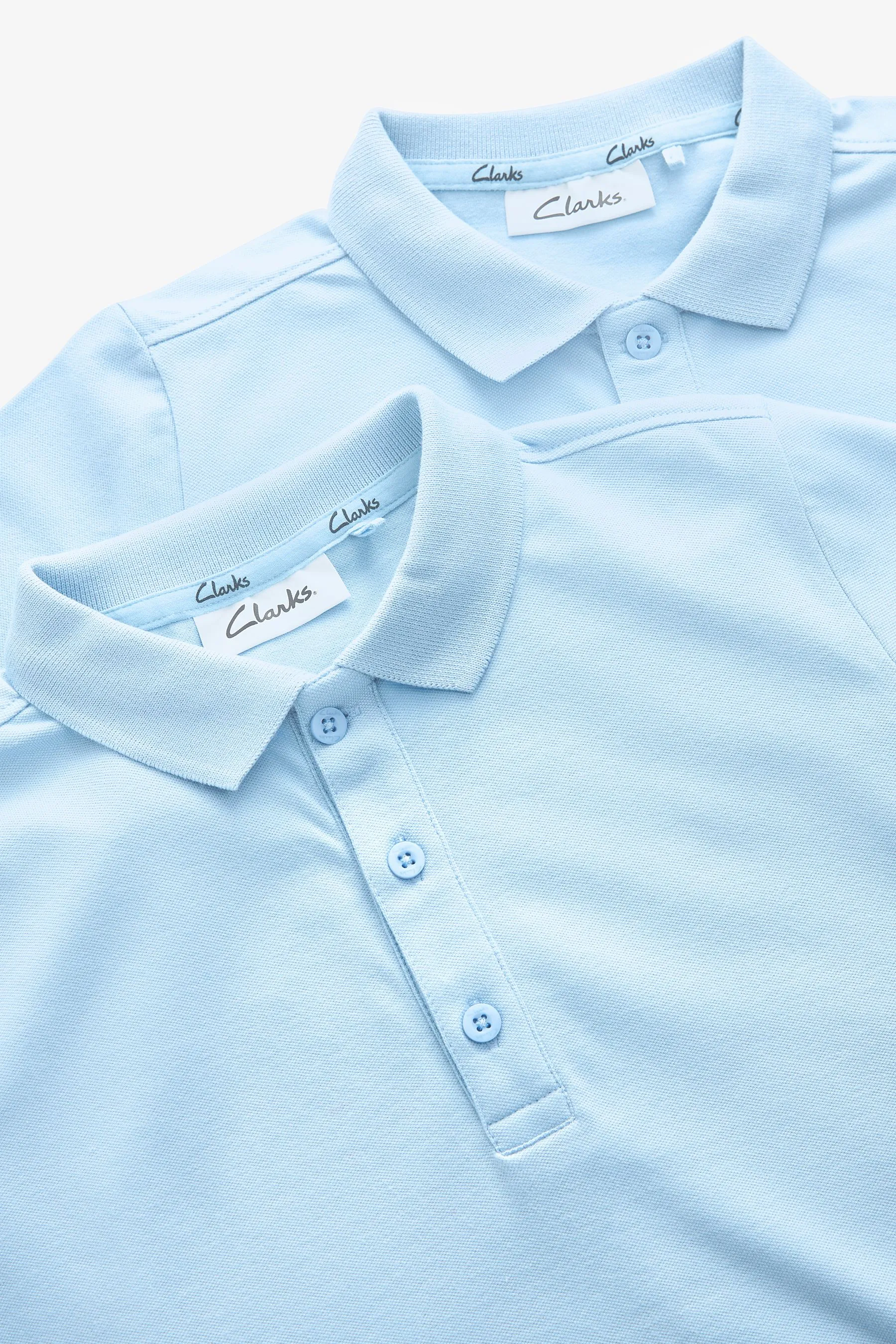 Clarks Maniche corte Bambino Polo Confezione 2    