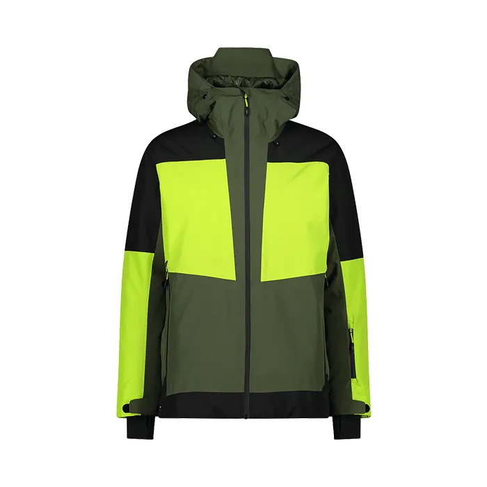 CMP Man Jacket Fix Hood Oil Green Giacca da Scii Uomo 33W2907 E319