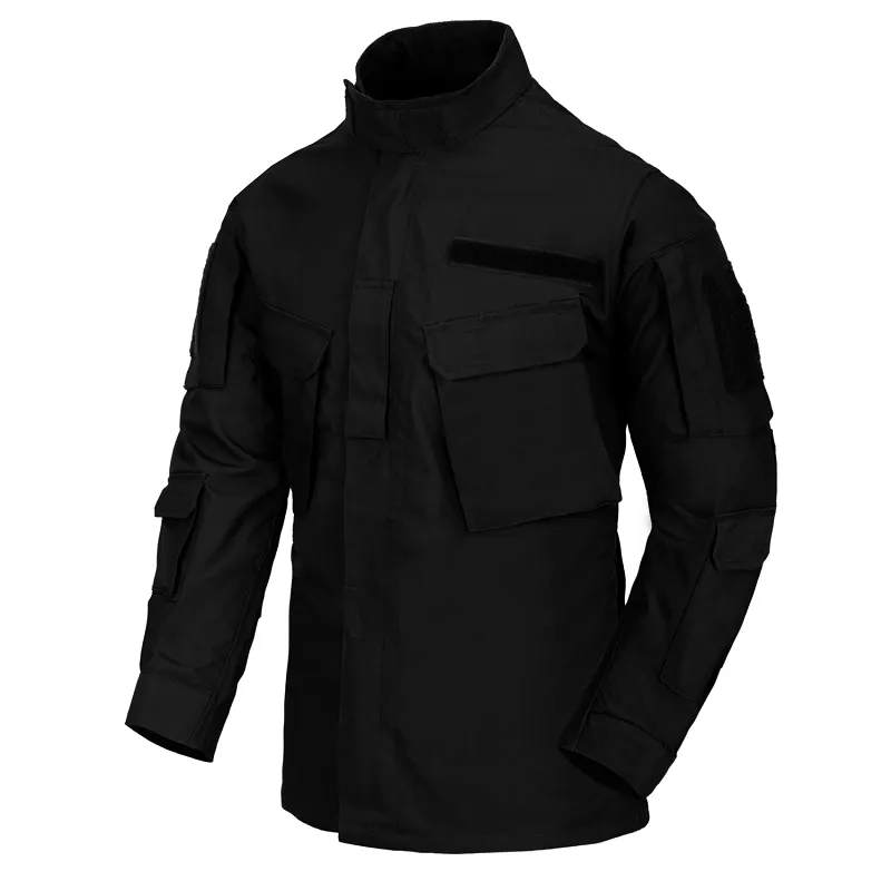 Completo giacca e pantaloni divisa da op Vigilanza ripstop CPU colore nero