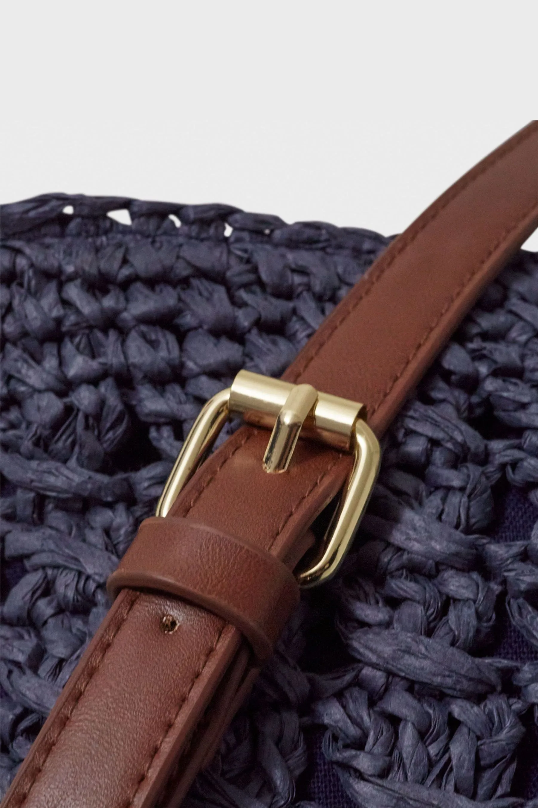 Crew Clothing - Borsa a tracolla in paglia    