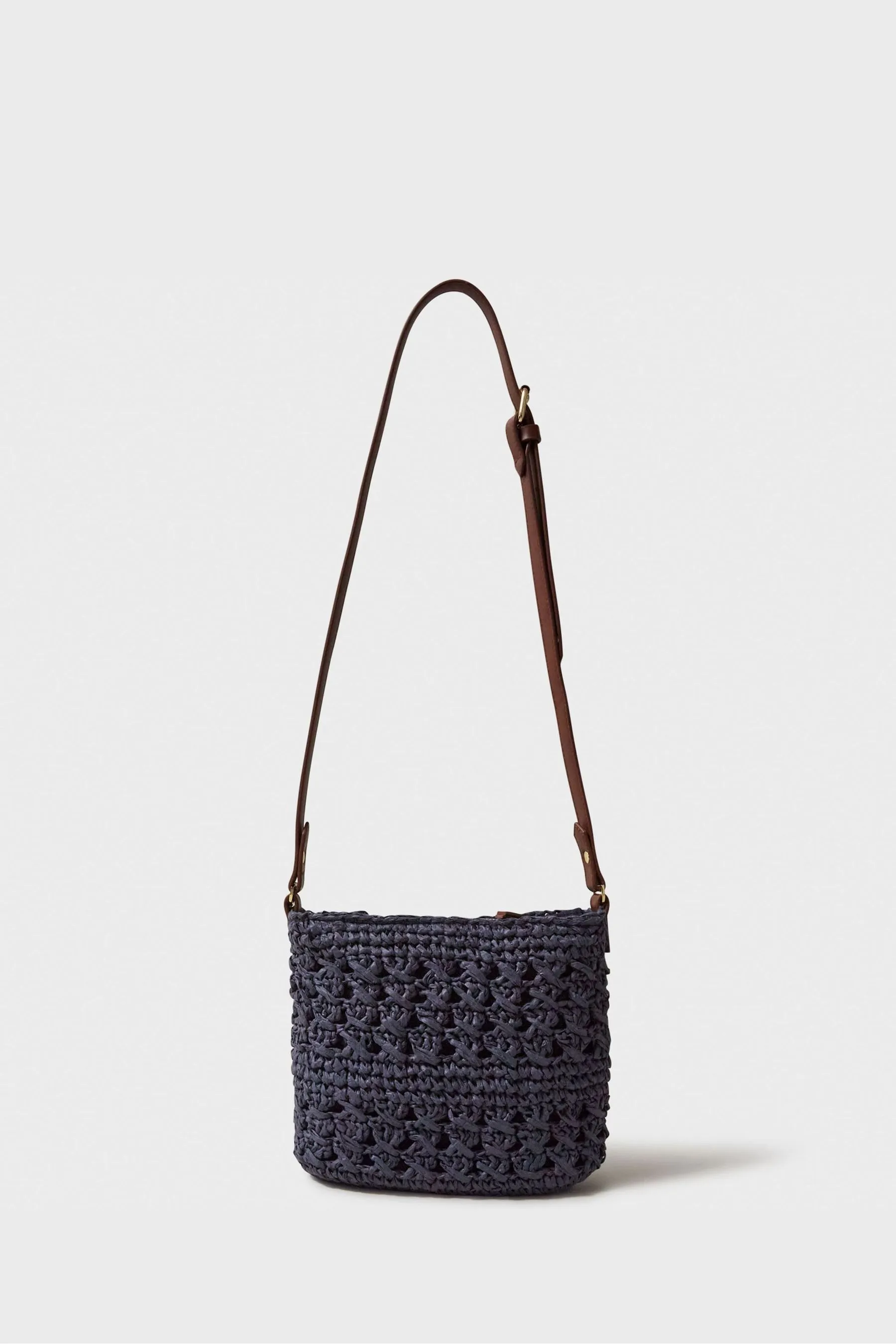 Crew Clothing - Borsa a tracolla in paglia    