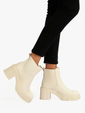 Dame Rose Bottines chelsea à talon femme