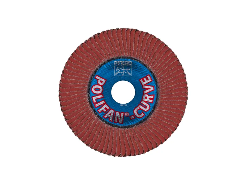 Disco lamellare Pferd Curve Polifan per alluminio D125 grana 40 (10pz)