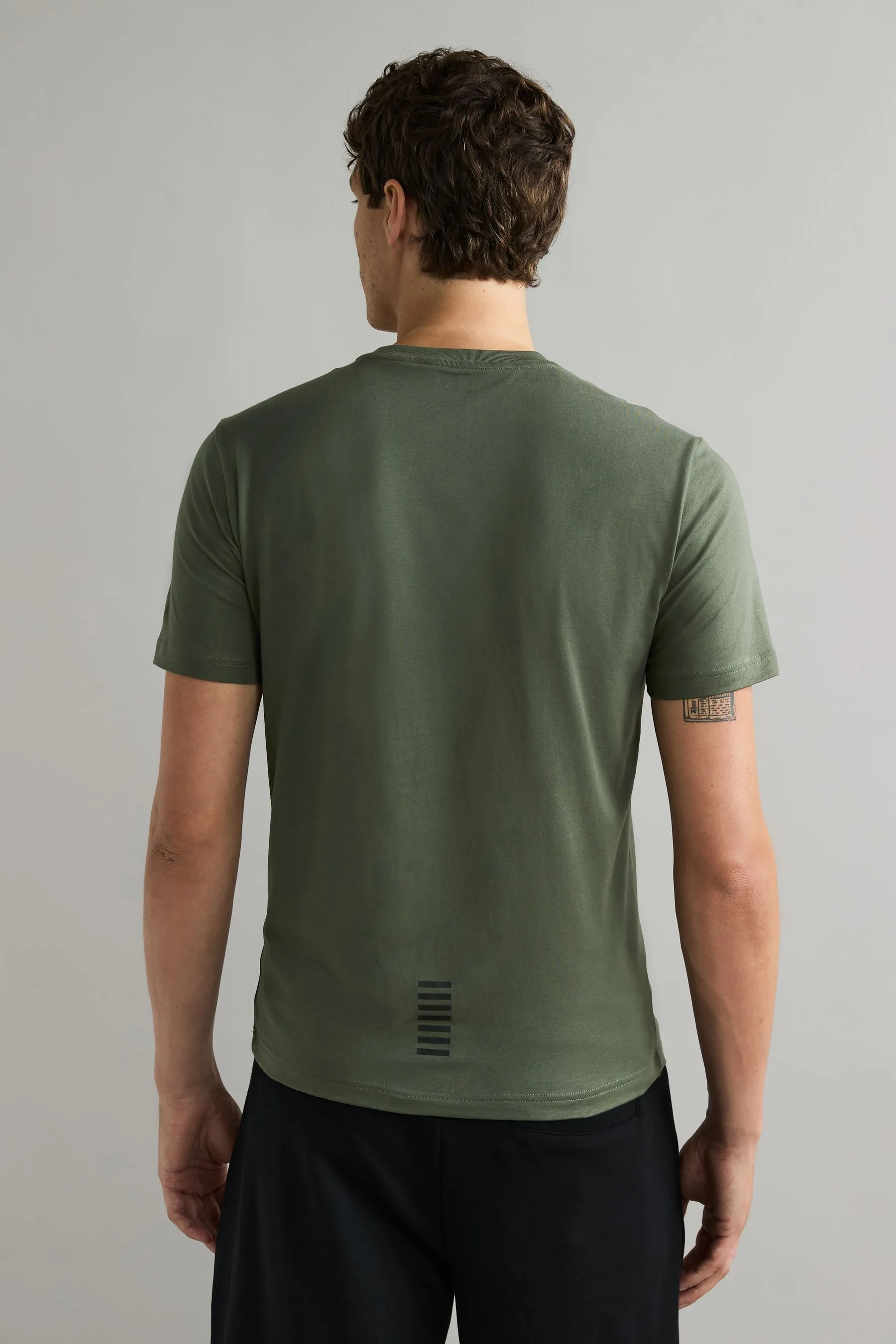 Emporio Armani EA7 Core ID Logo 100% Cotton T-Shirt    