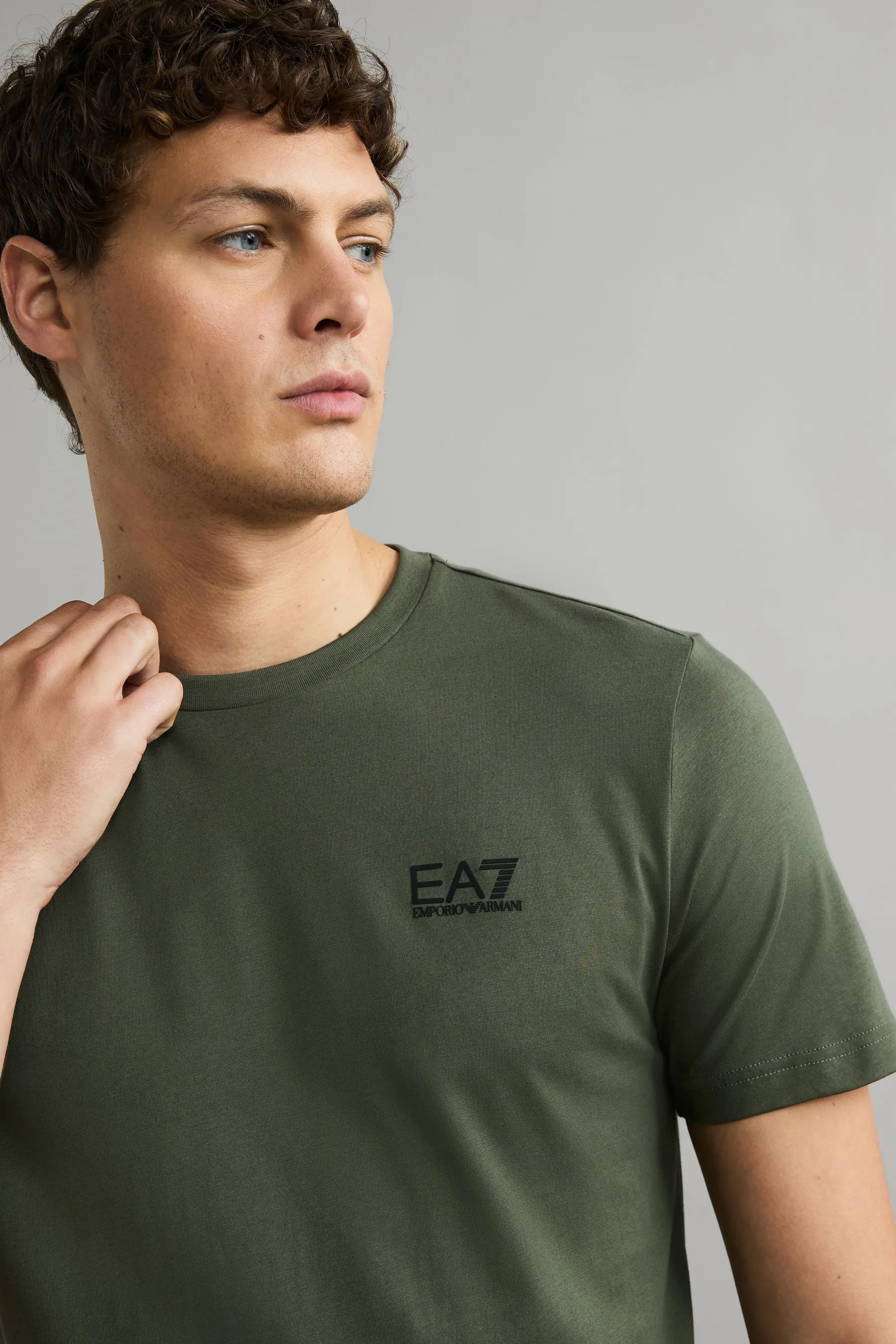 Emporio Armani EA7 Core ID Logo 100% Cotton T-Shirt    