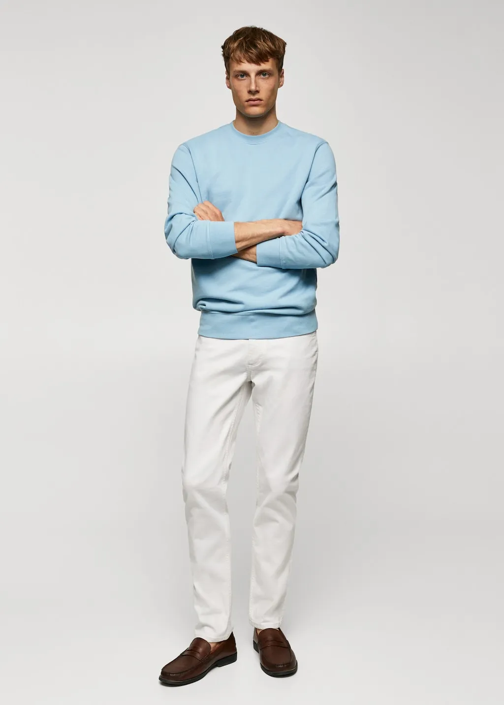 Felpa basic 100% cotone