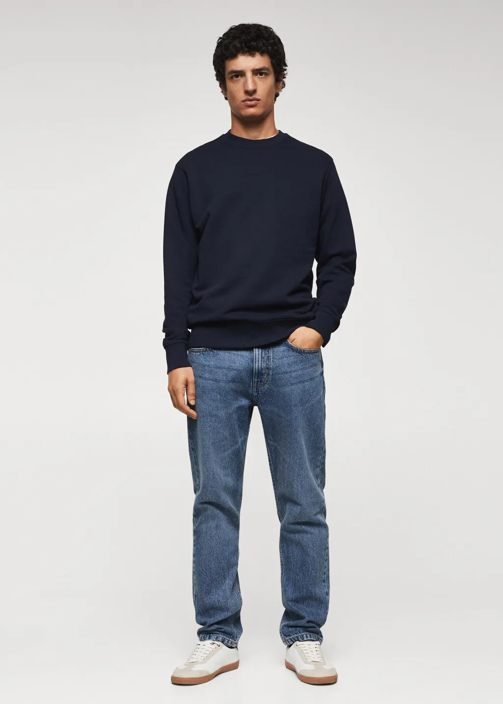 Felpa basic di cotone