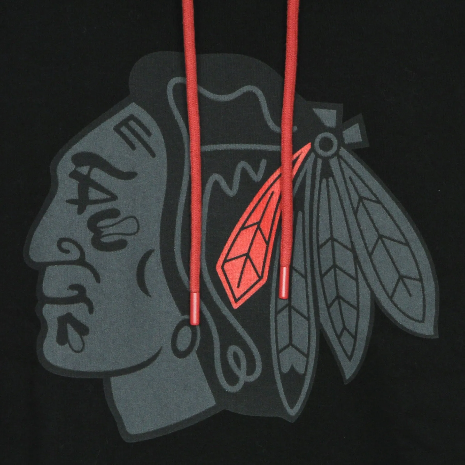 Felpa Cappuccio Uomo Nhl Imprint Burnside Hood Chibla Jet Black