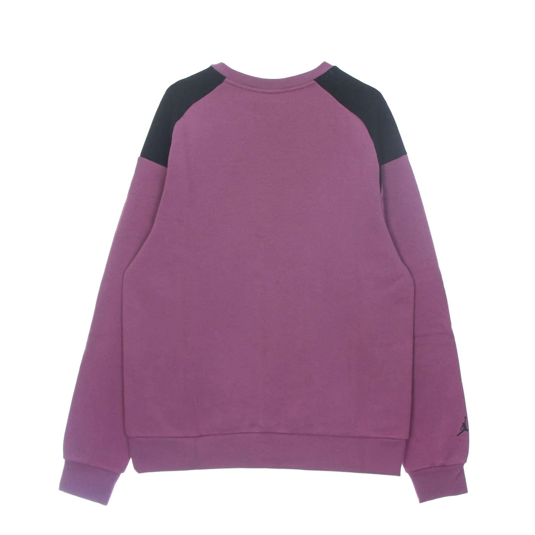 Felpa Girocollo Uomo Jumpman Fleece Crew Light Bordeaux/black