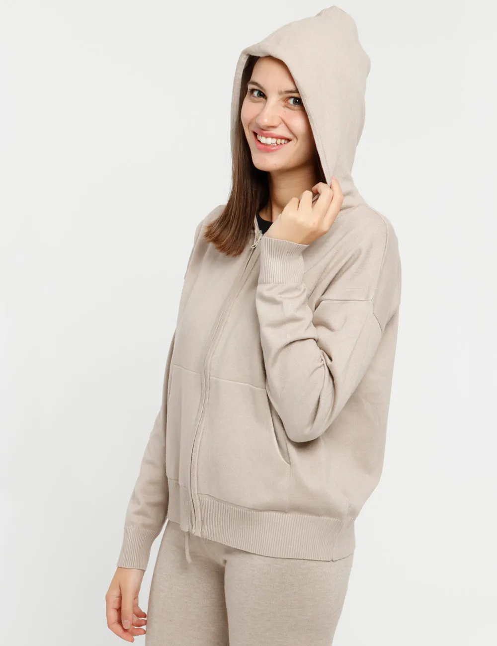 Felpa Smiling London in maglia