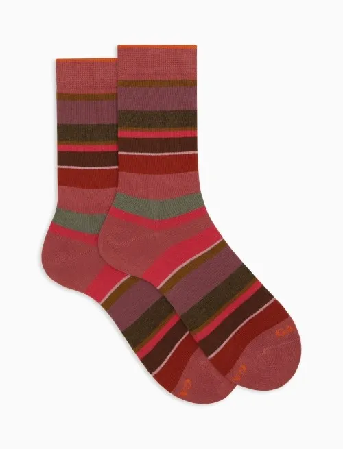 GALLO CALZA CORTA DONNA A FANTASIA RIGA MULTICOLOR 