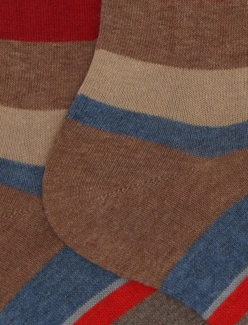 GALLO CALZA CORTA DONNA A FANTASIA RIGA MULTICOLOR 