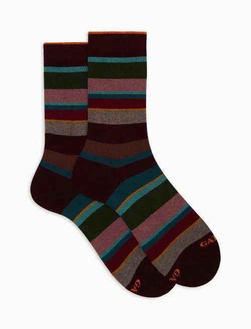 GALLO CALZA CORTA DONNA A FANTASIA RIGA MULTICOLOR 