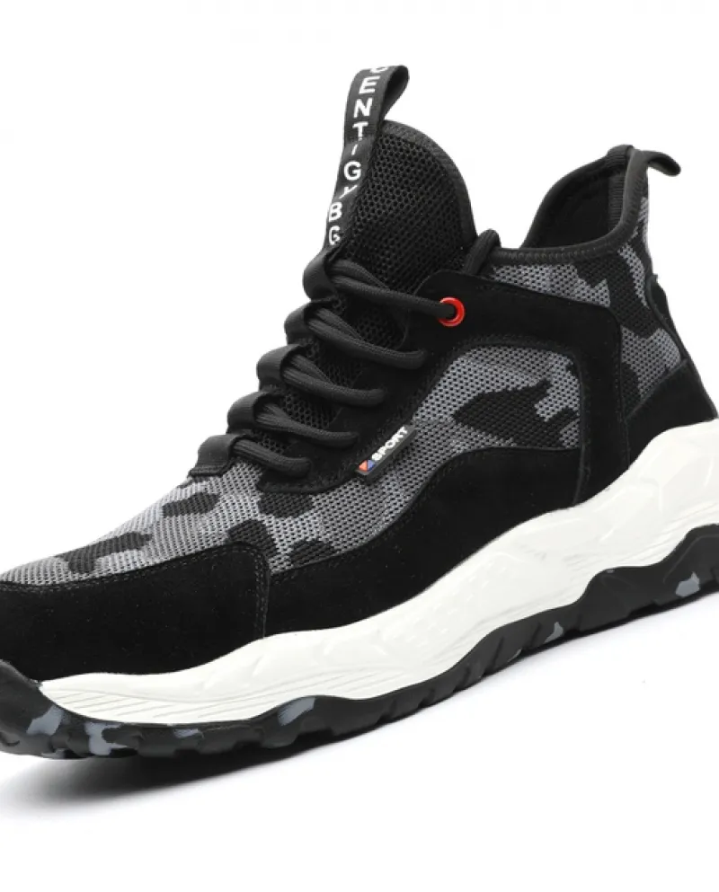 Gao Mi Steel Toe Anti Smashing e Anti Piercing Scarpe sportive leggere Scarpe da lavoro antinfortunistiche Made in Chinawork Saf
