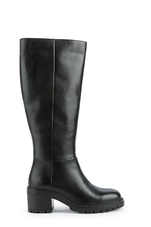 GEOX Stivale Tacco Medio Donna - D26QCJ00043 Nero  